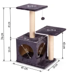Drapak dla kota 74 cm DR-250 Pethaus z myszką