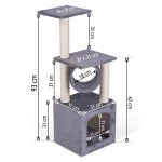 Drapak dla kota 93 cm DR-265 Pethaus j. szary