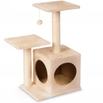 Drapak, domek dla kota 74 cm DR-252 kremowy Pethaus