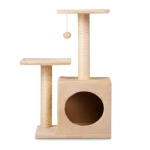 Drapak, domek dla kota 74 cm DR-252 kremowy Pethaus