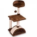 Drapak, domek dla kota 83 cm DR-256 brązowy Pethaus