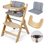Drewniane krzesełko do karmienia Nukido Timo