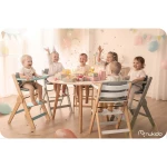 Drewniane krzesełko do karmienia Nukido Timo