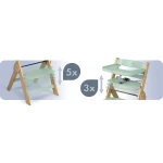 Drewniane krzesełko do karmienia Nukido Timo