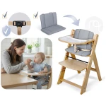 Drewniane krzesełko do karmienia Nukido Nelo