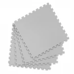 Duża mata piankowa puzzle Ricokids 60x60 cm 4 szt. szare