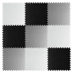 Duża mata piankowe puzzle szachownica Ricokids 180x180cm 9szt