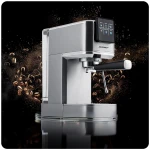 Ekspres do kawy kolbowy 20 bar Berdsen BD-770 srebrny