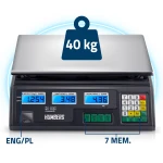 Elektroniczna waga sklepowa 40 kg Humberg MH-190