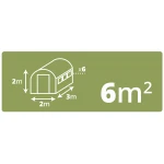 Folia na tunel ogrodowy 2x3m 6m2 Plonos