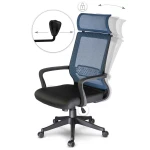 Fotel biurowy krzesło obrotowe mikrosiatka Nosberg - mechanizm TILT