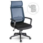 Fotel biurowy krzesło obrotowe mikrosiatka Nosberg - mechanizm TILT