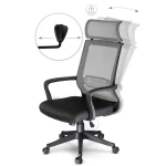 Fotel biurowy krzesło obrotowe mikrosiatka Nosberg - mechanizm TILT