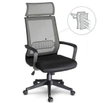 Fotel biurowy krzesło obrotowe mikrosiatka Nosberg - mechanizm TILT