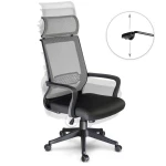 Fotel biurowy krzesło obrotowe mikrosiatka Nosberg - mechanizm TILT