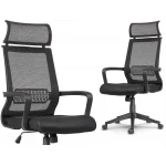 Fotel biurowy krzesło obrotowe mikrosiatka Nosberg - mechanizm TILT