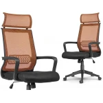 Fotel biurowy krzesło obrotowe mikrosiatka Nosberg - mechanizm TILT