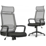 Fotel biurowy krzesło obrotowe mikrosiatka Nosberg - mechanizm TILT