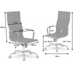 Fotel biurowy nowoczesny design Sofotel Tokio czarny