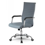 Fotel biurowy nowoczesny design Sofotel Boston szary