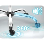 Fotel biurowy obrotowy Sofotel ciemny brąz 