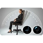 Fotel biurowy obrotowy Sofotel ciemny brąz 