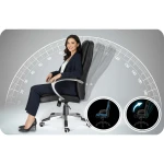 Fotel biurowy obrotowy Sofotel czarny