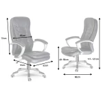 Fotel biurowy obrotowy Sofotel czarny