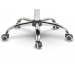 Fotel biurowy skórzany Benton szary