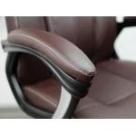 Fotel biurowy skórzany Sofotel EG-222 brązowy