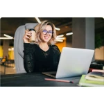 Fotel biurowy Sofotel Batory - jasno szary 