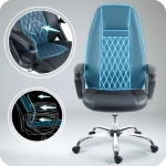 Fotel biurowy z ekoskóry Sofotel