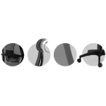 Fotel biurowy z mikrosiatką Praga - szary