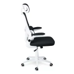 Fotel biurowy z mikrosiatki Sofotel Formax czarny