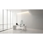 Fotel biurowy z mikrosiatki Sofotel Rotar szary