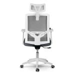 Fotel biurowy z mikrosiatki Sofotel Rotar ciemno szary