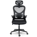 Fotel biurowy z mikrosiatki Sofotel Todden czarny