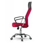 Fotel biurowy z mikrosiatki Sofotel Sydney czerwony