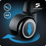 Fotel gamingowy obrotowy krzesło gracza podnóżek kubełkowy Specter Sofotel