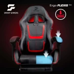 Fotel gamingowy obrotowy krzesło gracza podnóżek kubełkowy Specter Sofotel