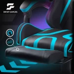 Fotel gamingowy obrotowy krzesło gracza podnóżek kubełkowy Specter Sofotel