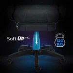 Fotel gamingowy obrotowy krzesło gracza podnóżek kubełkowy Lokar Sofotel