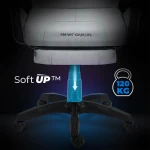 Fotel gamingowy obrotowy krzesło gracza podnóżek kubełkowy Lokar Sofotel