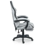 Fotel gamingowy obrotowy krzesło gracza podnóżek kubełkowy Lokar Sofotel