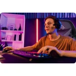 Fotel gamingowy Sofotel Draknor czarno-szary