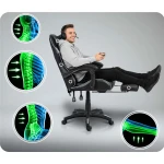 Fotel gamingowy Sofotel Draknor II czarno-szary