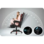 Fotel gamingowy Sofotel Draknor II czarno-czerwony