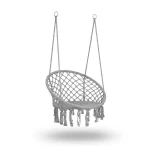 Fotel ogrodowy wiszący huśtawka BOHO szary