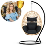 Fotel ogrodowy wiszący Sabana Sofotel jasno brązowy