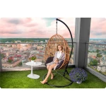 Fotel ogrodowy wiszący Sabana Sofotel jasno brązowy